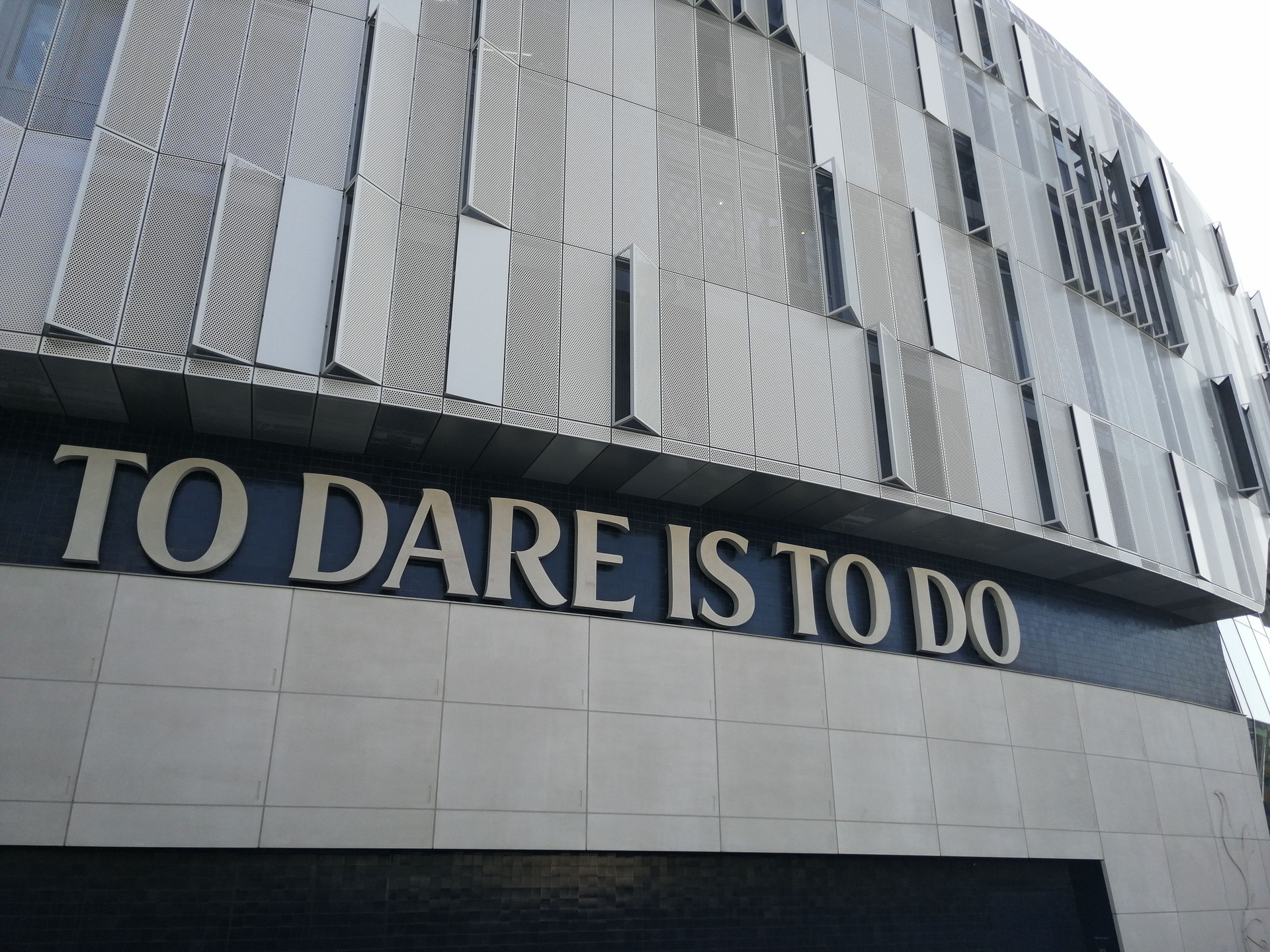 Tottenham hotspur stadium Spurs (hotspur) football team on Tottenham high road, stadium completed in 2018