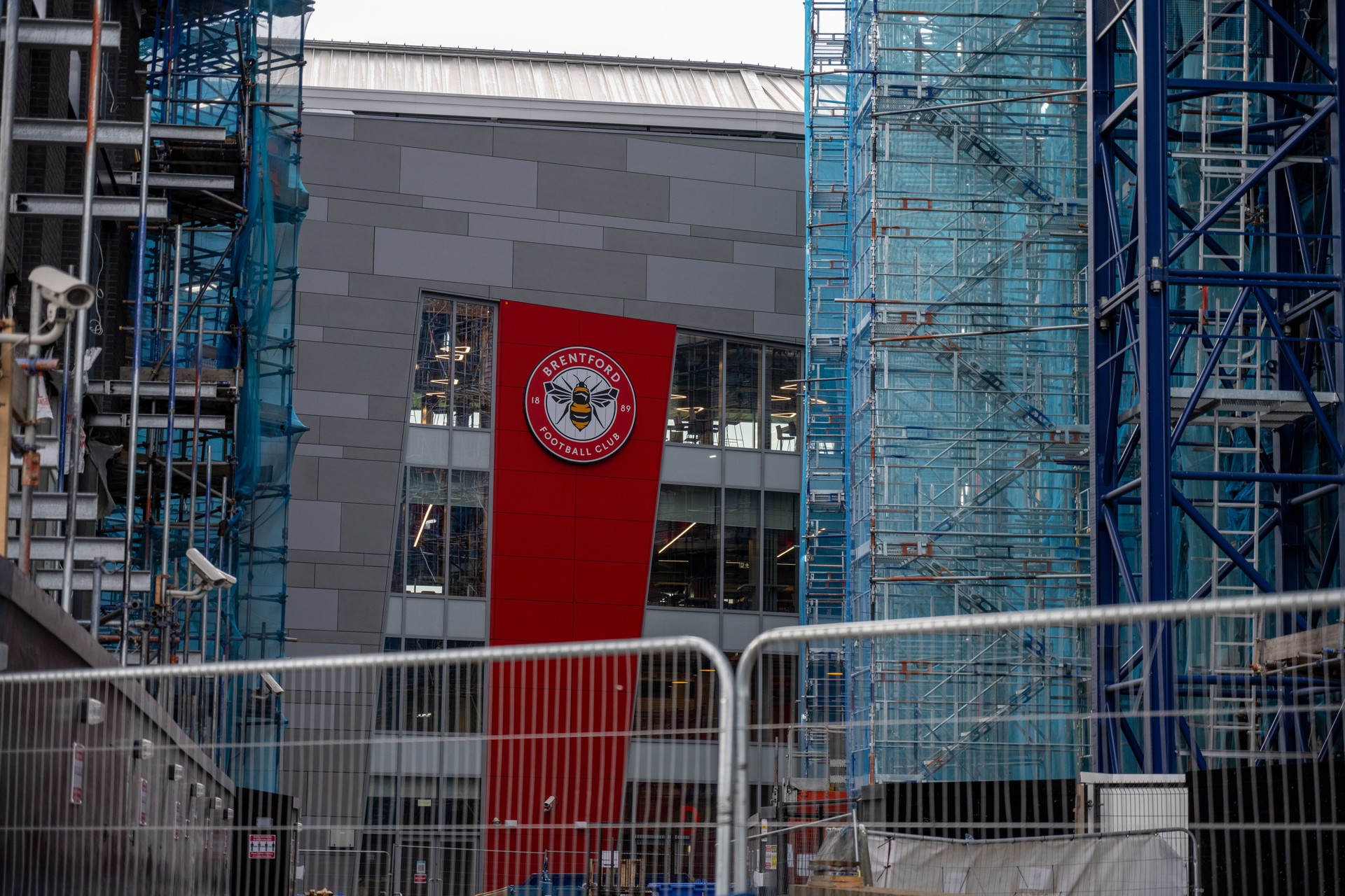 Outside Brentford Community Stadium